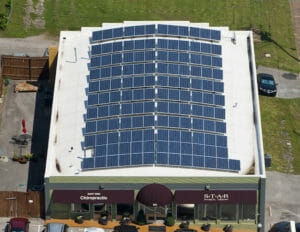Solar Panels on roof in Nashville