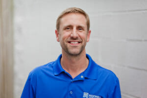 headshot of David Maxwell, Vice President of Services at Maxwell Roofing