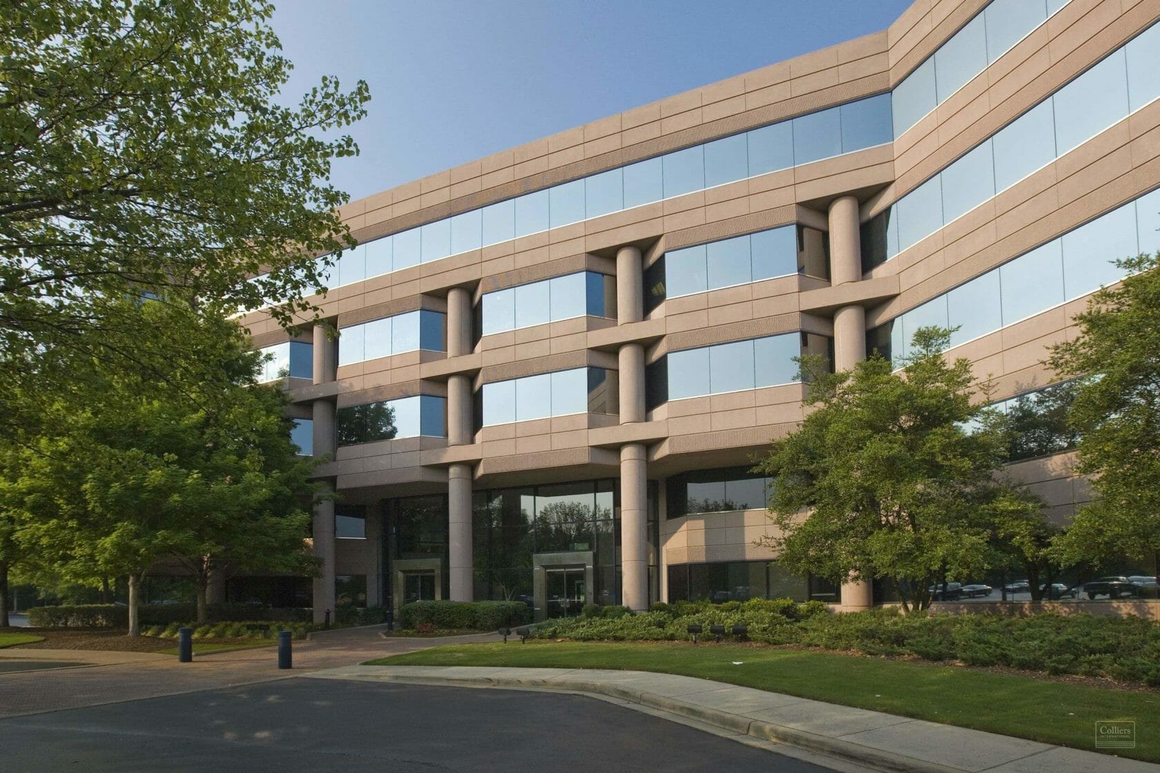 entrance to Colliers International building in Huntsville