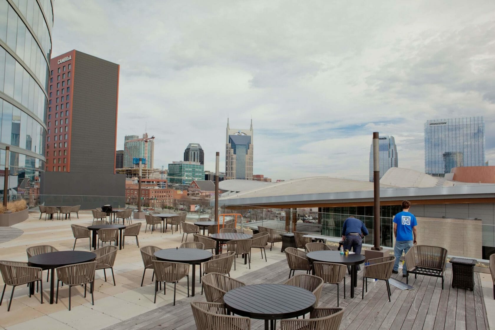 rooftop bar on broadway in Nashville