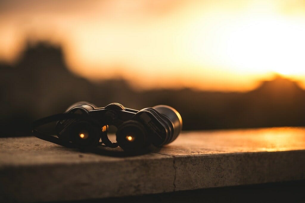 binoculars-sitting-on-a-ledge