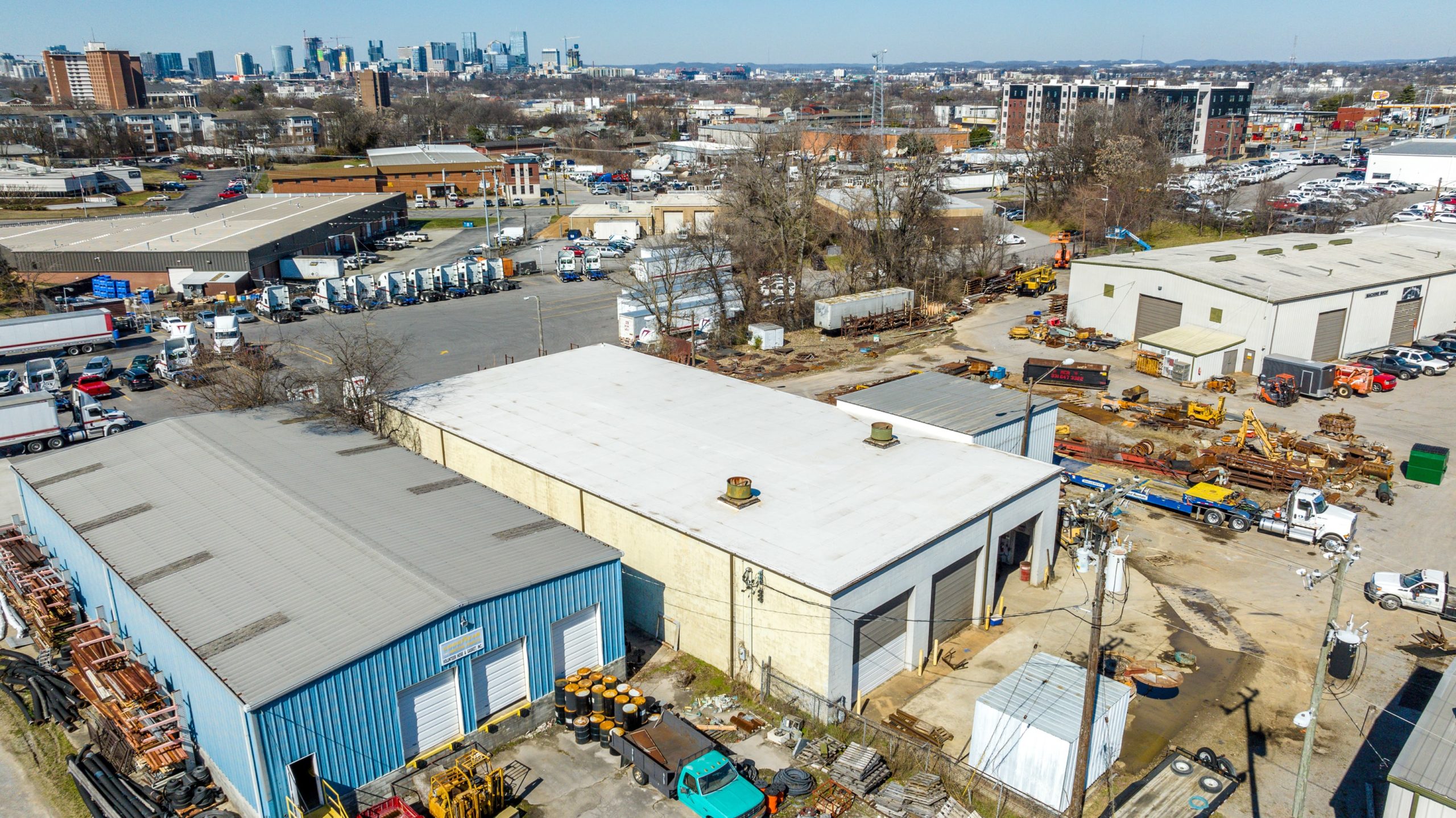 88 Polk Avenue aerial shot.